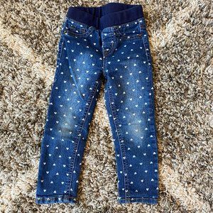 🔹5 for $25🔹 Cat & Jack Pull-on Heart Jeans